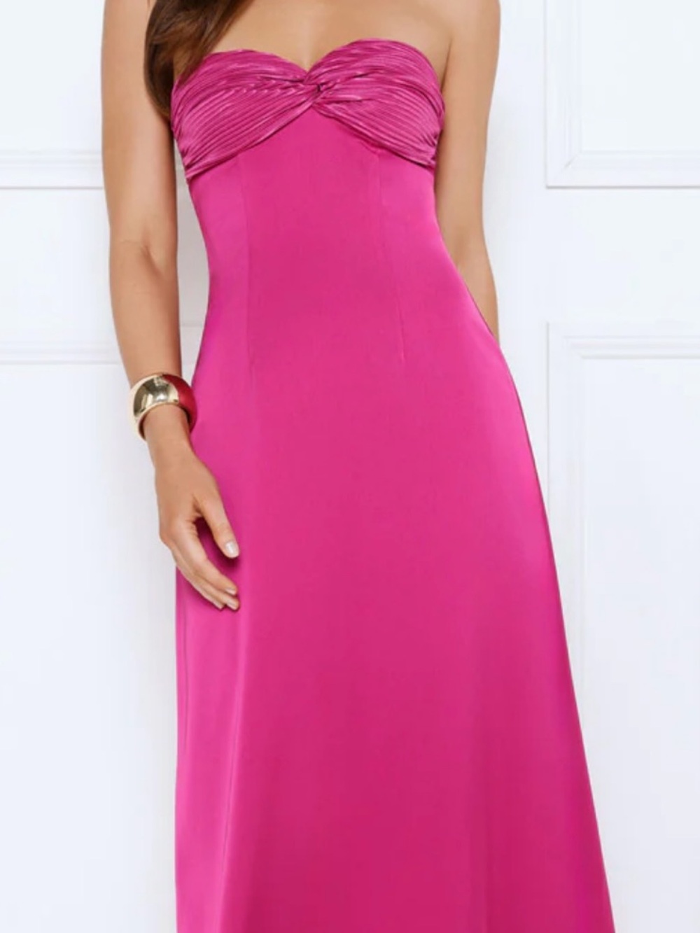 Women's hello molly Fuchsia Maxi Dress - Elegant Evening Gown